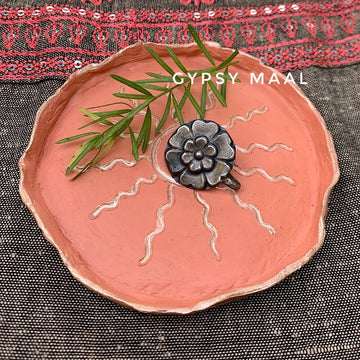 Big Floral Nose Clip-On